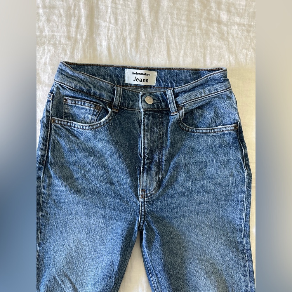 Reformation High Rise Blue Women's Jeans